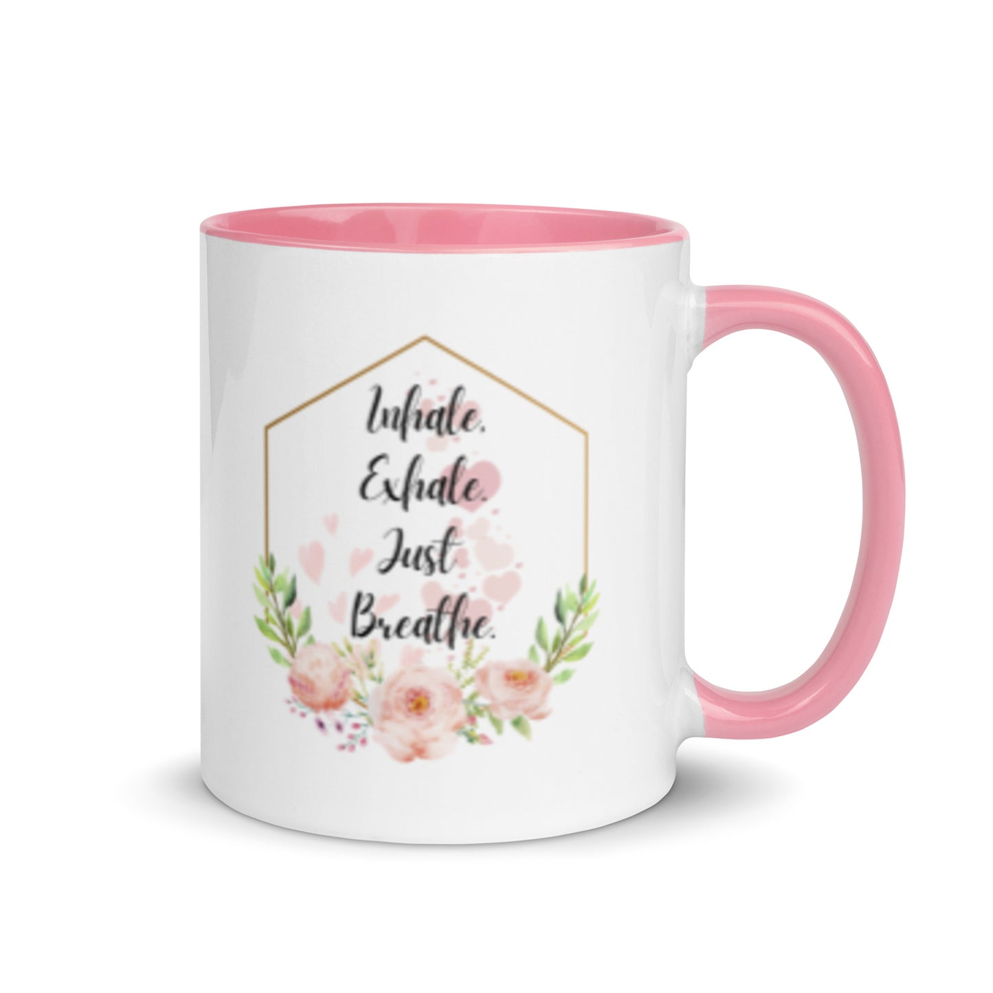 Taza de café inspiradora Serenity Sipper: Just Breathe