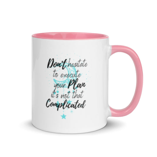 Execute with Confidence Motivational Coffee Mug