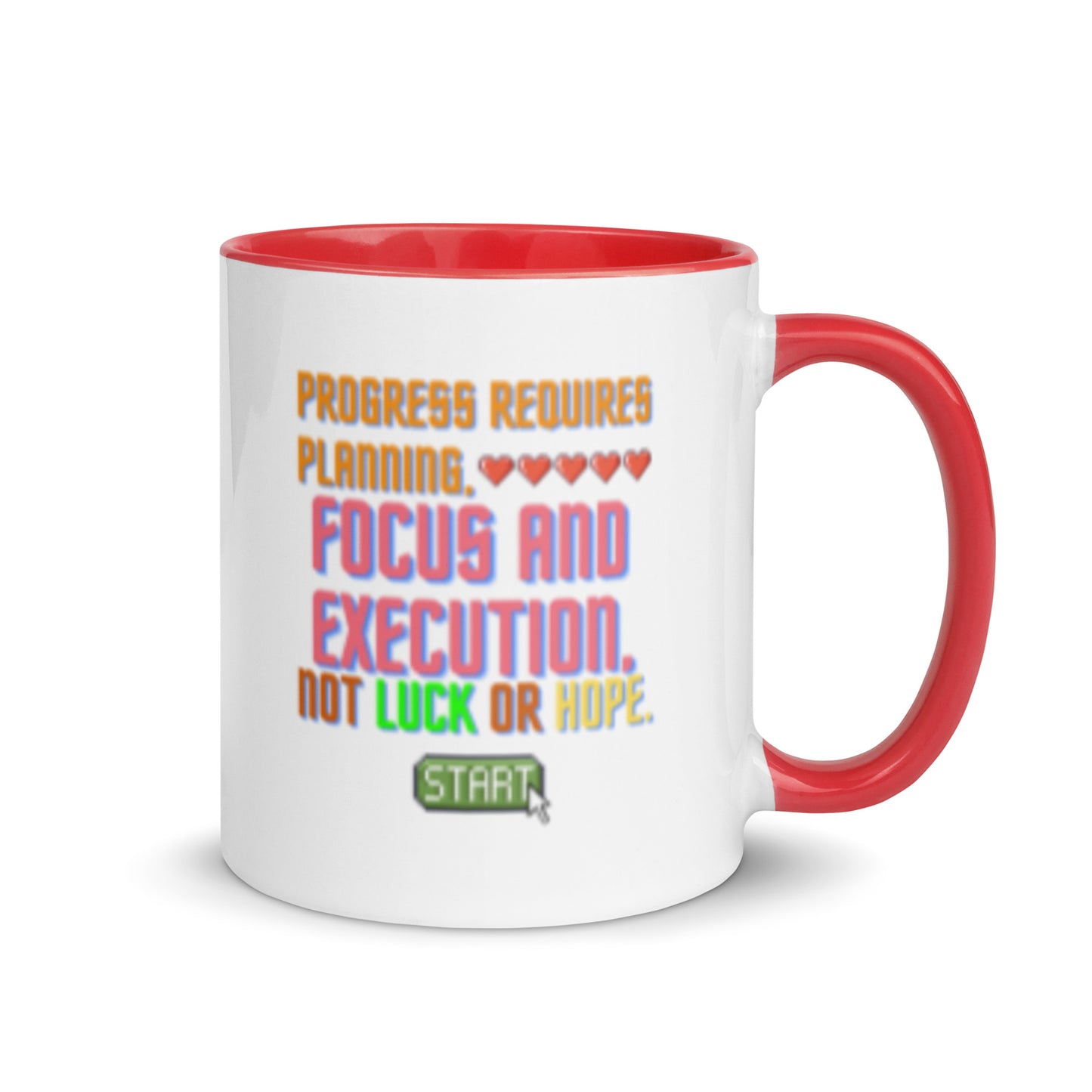 Taza de café Ejecución estratégica