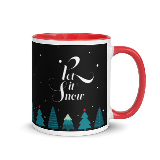 Taza caprichosa de invierno Let it Snow