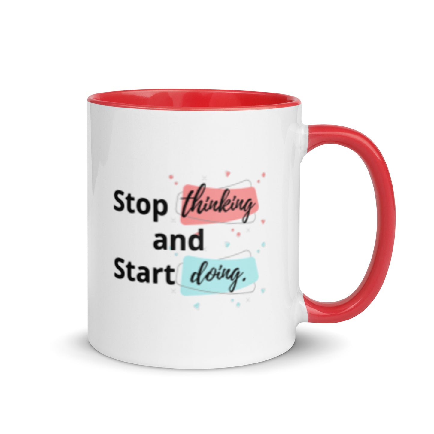 Acción en cada sorbo - Taza de café motivacional