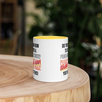 Taza de café Motivador del estado mental: Agitar, creer y triunfar