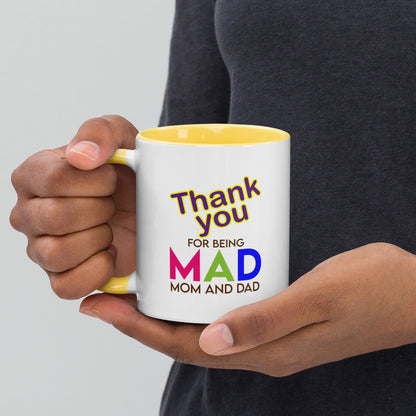 Thank You For Being Mom and Dad Appreciation Coffee Mug - Heartfelt Gratitude in a Cup