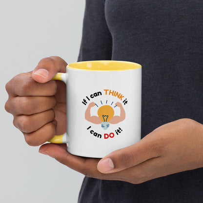 Taza de café con acción inspirada