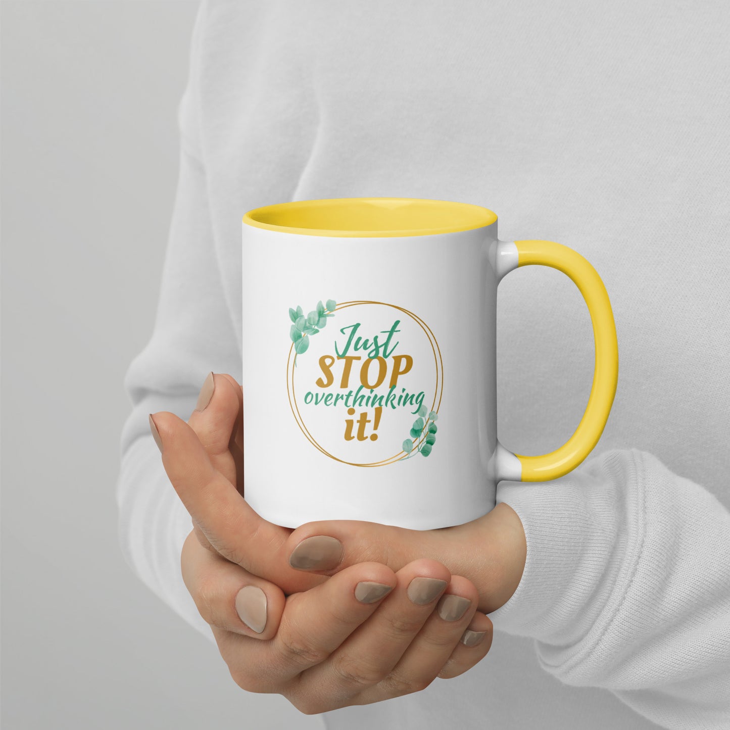 Taza de café motivacional "No pienses más"