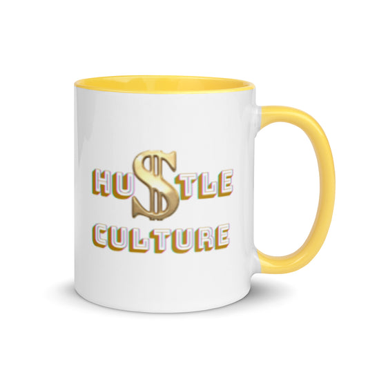 Tasse à café avec symbole du dollar Hustle Culture