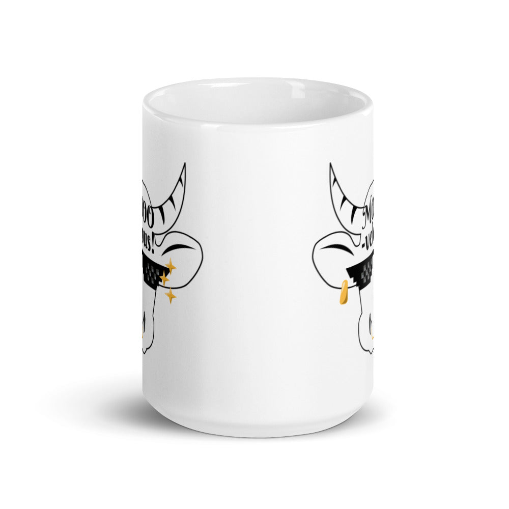 MooVelous Cow Head White Coffee Mug