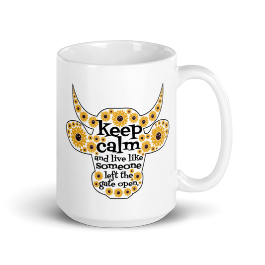 Moo-tivational Gatekeeper Coffee Mug